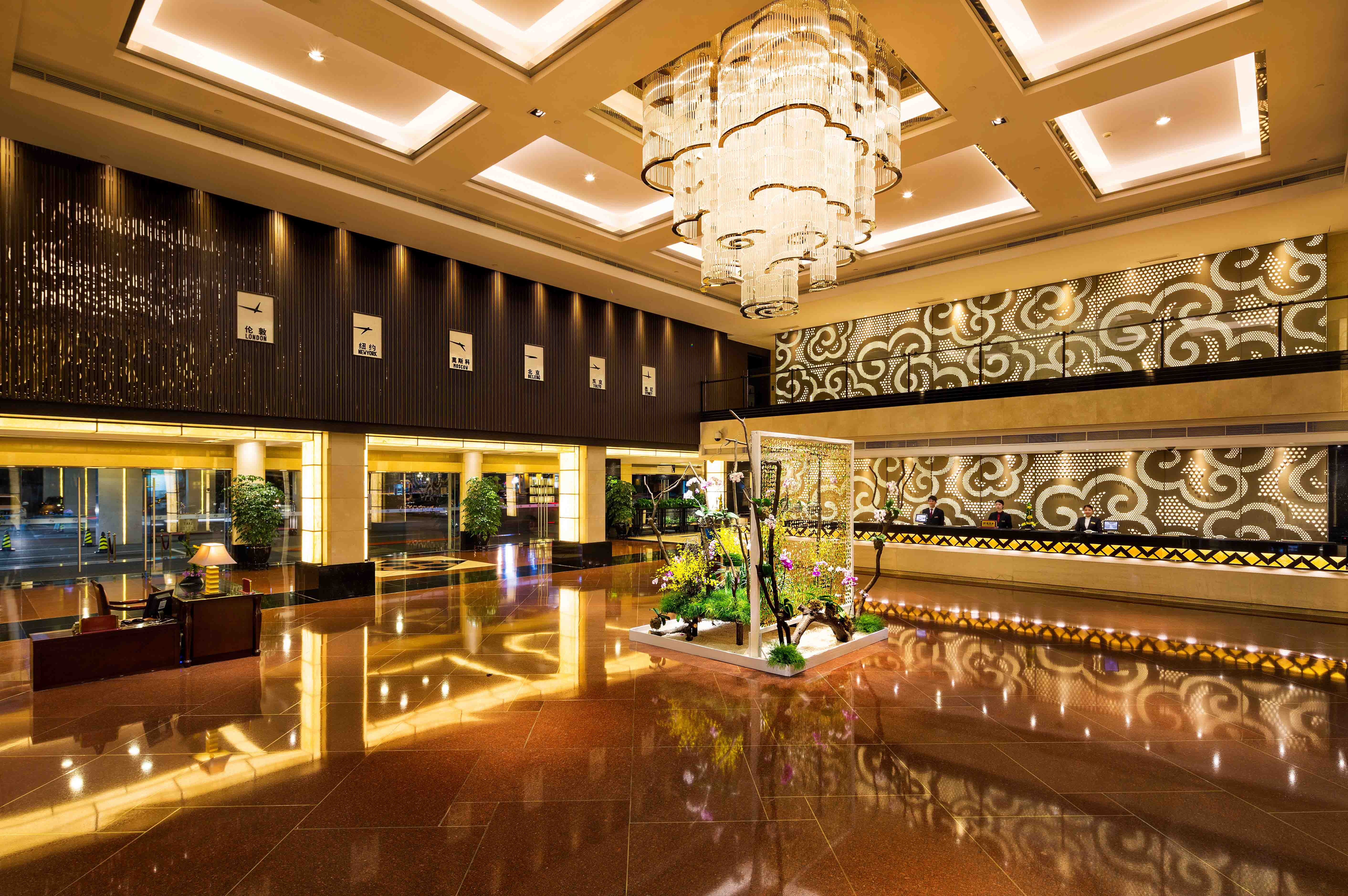 中式风格经济型宾馆装修效果图 – 设计本装修效果图